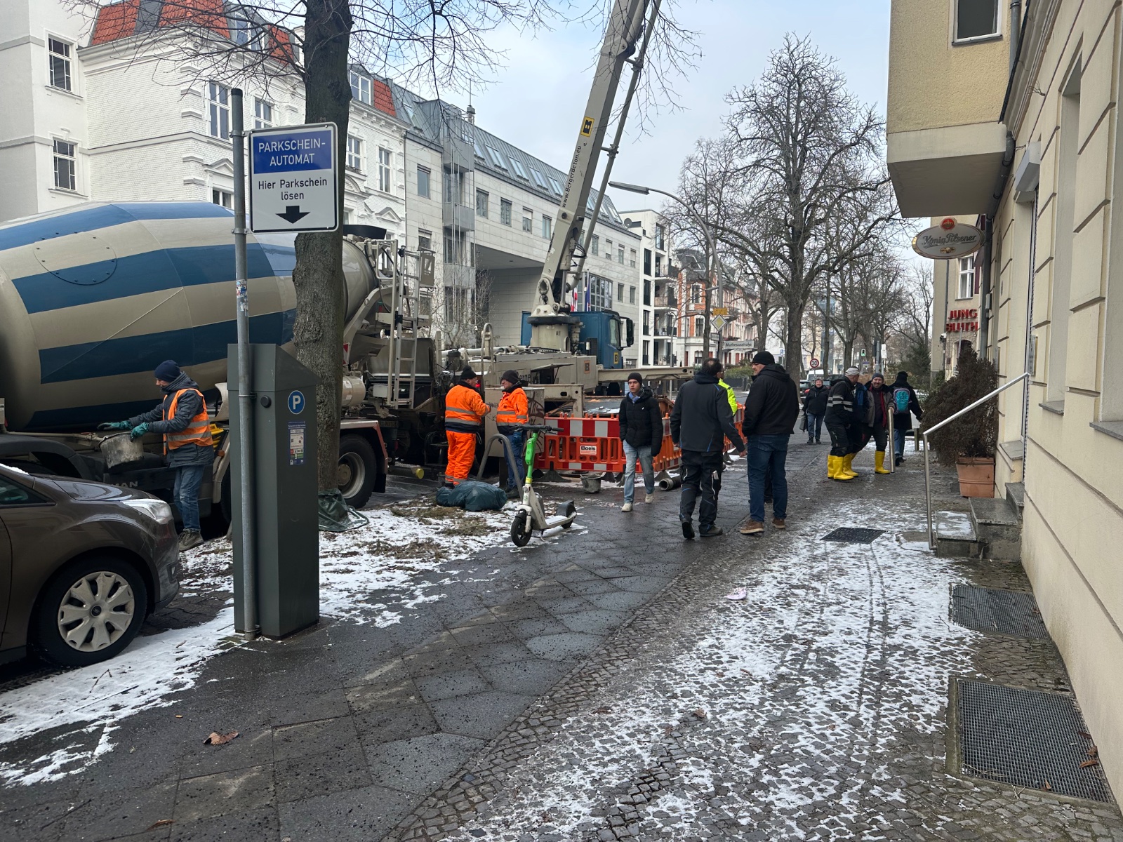 Betonage Decke
